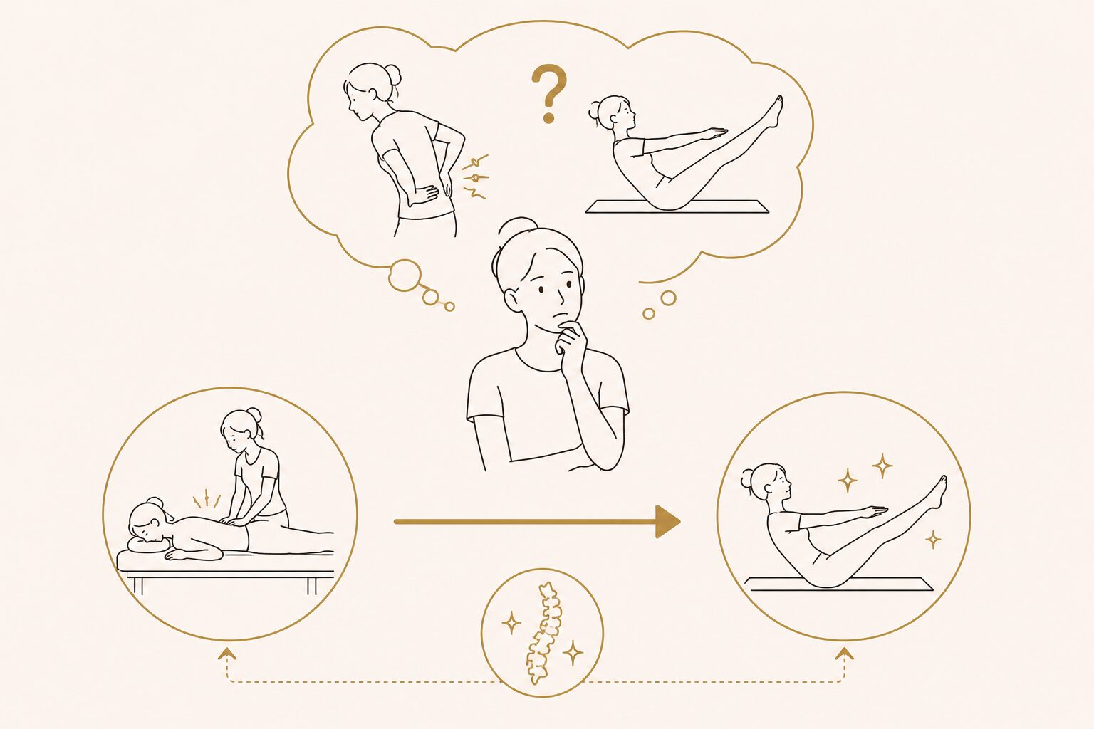 腰痛にピラティスは合う？「腰だけ見ない」が近道な理由